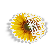 Sticker - She's Sunshine Mixed With A Little Hurricane