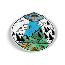 Sticker - UFO Camping Decal