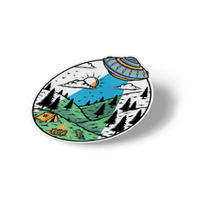 Sticker - UFO Camping Decal