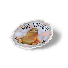 Sticker - Nope Not Today Sloth Decal