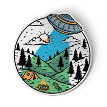 Sticker - UFO Camping Decal