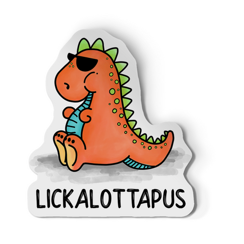 Sticker - Naughty Dirty Dinosaur Lickalottapus