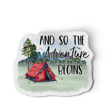 Sticker - And So The Adventure Begins