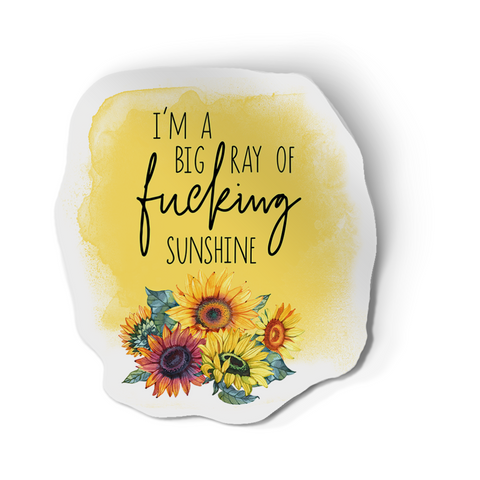 Sticker - I'm A Big Ray Of Fucking Sunshine