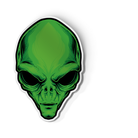 Sticker - Green Alien