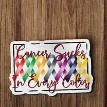 Sticker - Cancer Sucks In Every Color