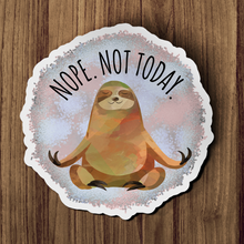 Sticker - Nope Not Today Sloth Decal