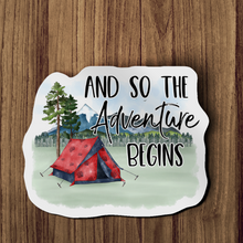 Sticker - And So The Adventure Begins