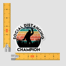 Sticker - Bigfoot Social Distancing Champion