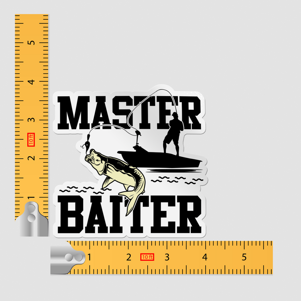 Sticker - Master Baiter Fishing Decal – Sticker Picker