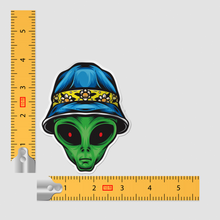 Sticker - Alien Wearing Hat